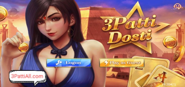 3 Patti Dosti Login Screen Pakistan