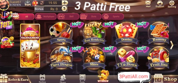 3 Patti Free Games