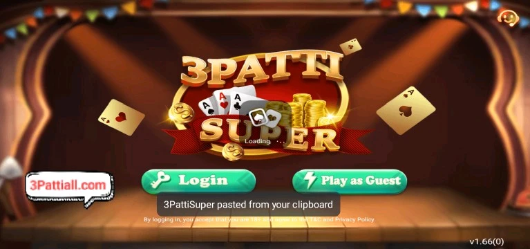 3 Patti Super Login Interface Pakistan