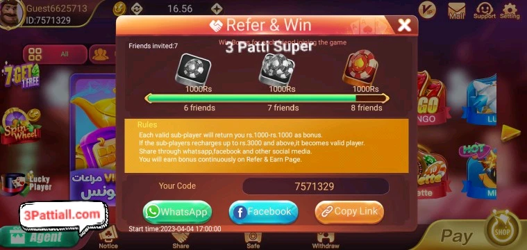 Earn Real Money 3 Patti Super Pakistan